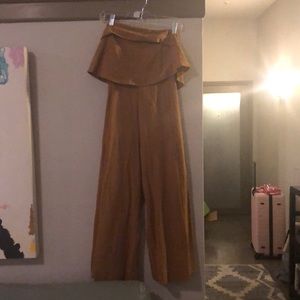 Burnt orange jumpsuit